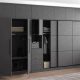 Wardrobe Black Finish