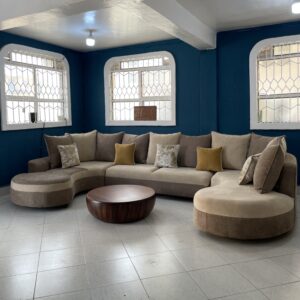 9 seater U shaped sofa