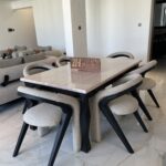 Marble 6 seater dining set