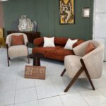 5 seater boat design sofa