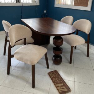 4 seater mango wood dining set